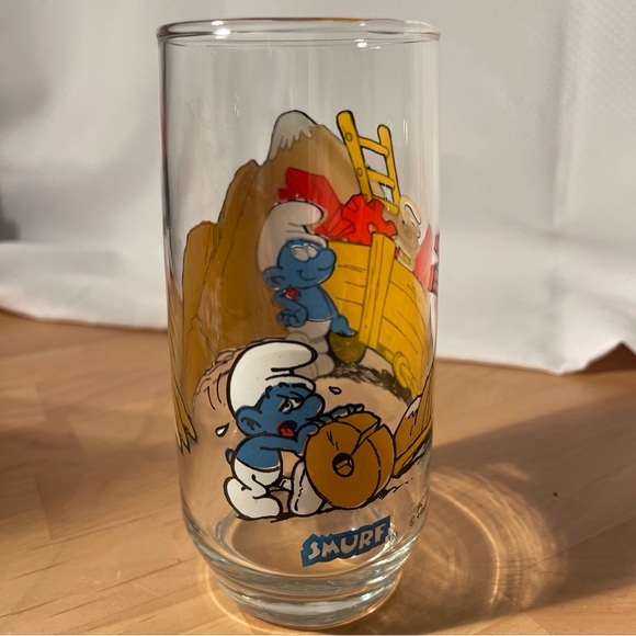Smurfs Hefty Glass Vintage - Picture 4 of 9